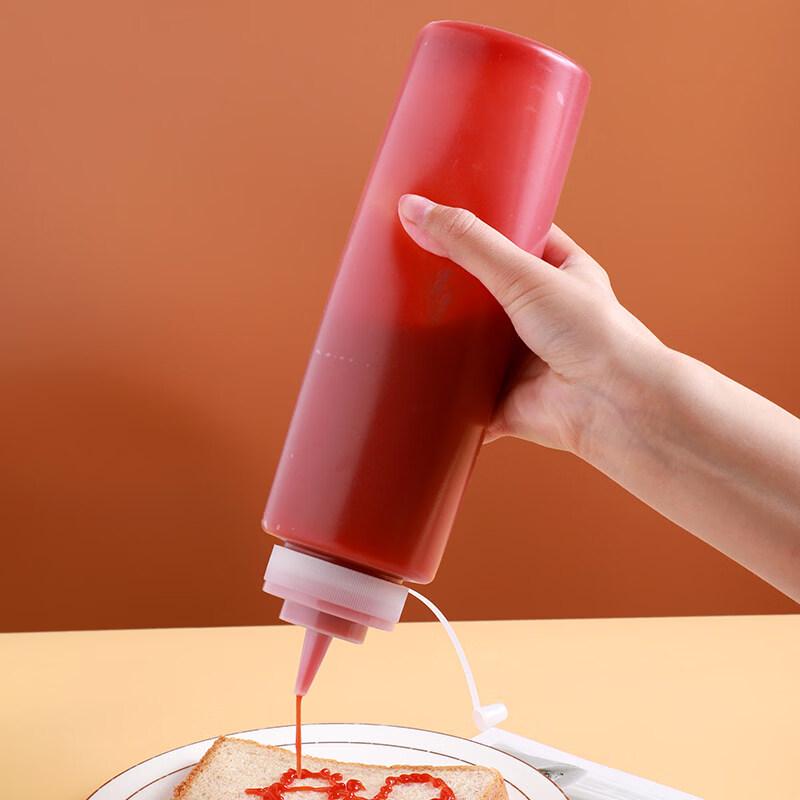ZISIZ Plastic Squeeze Condiment Bottle