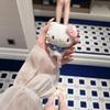 Charming Hello Cat Plushy Keycharm Mini Downy Toy Purse Trinket Cute Girly Hanger For Bagpack Car Key Decoration Treat