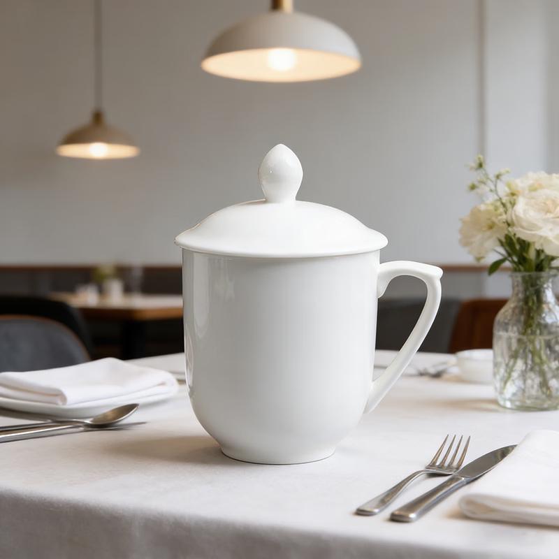 Ceramic Office Mug with Lid