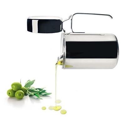 Anti-drip Oil Dispenser - IBILI - 745605 - STAINLESS STEEL - Silver - 8 X 8 X 15 Cm