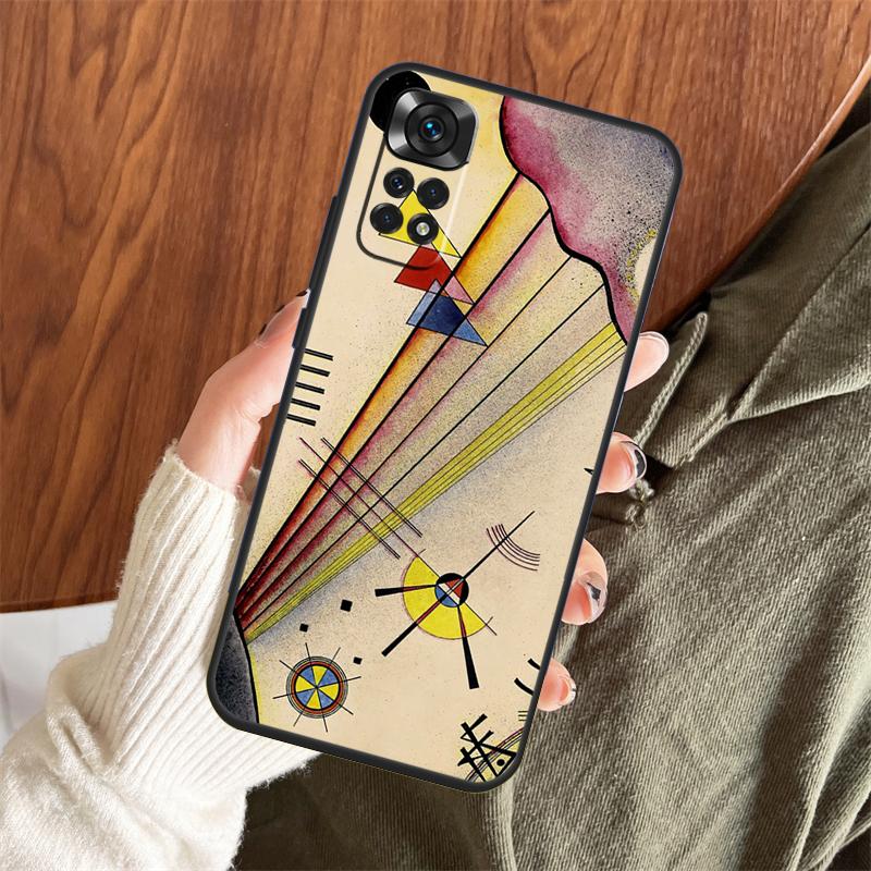 Wassily Kandinsky Abstract Case For Xiaomi Redmi Note 14 Pro 13 12 11 10 15 Pro Plus Redmi 15 C 13 10C 12C 14C 13C Cover