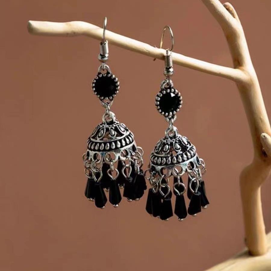 Ethnic Style Earrings, Advanced Sense, Retro Temperament, Bells, Fringed Earrings, Women'S Fashion Versatile Ear Jewelry