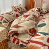 Thickened Four-piece Cotton Bedding Four-piece Cotton Single and Double Quilt Cover Three-piece Dormitory