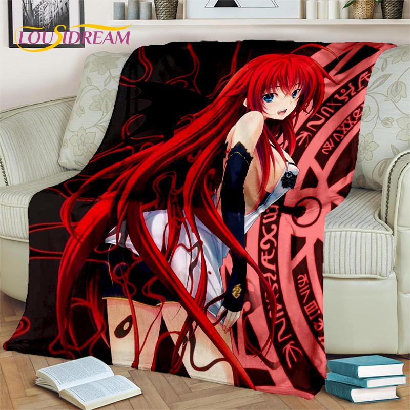 Cartoon Sexy Girl High School DxD Anime 3D Blanket,Soft Throw Blanket for Home Bedroom Bed Sofa Picnic Travel Cover Blanket Kids
