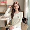 Baleno Women's Henley Neck Long Sleeve Base Layer Top