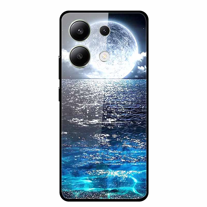 For Xiaomi Redmi Note 13 5G Phone Case Soft Bumper Tempered Glass Hard Back Cover Case For Redmi Note 13 Pro Case Note13 Pro Bag