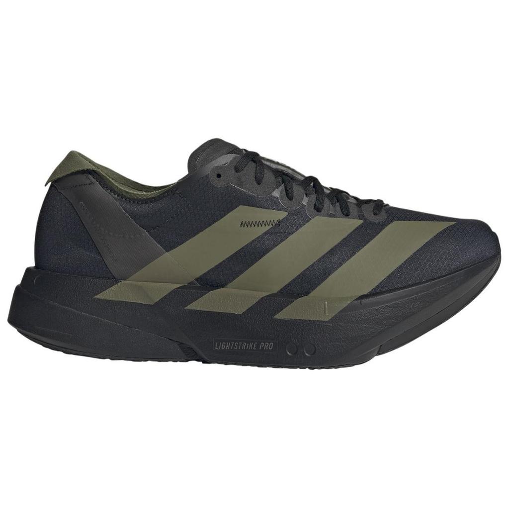 Adidas Adizero Adios Pro 4 Black Focus Olive Men Sneakers Core-Black Charcoal JP6314