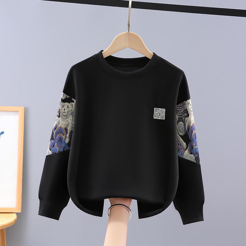 

Світшот для хлопчиків з круглим вирізом у вуличному стилі - Осінньо-весняна колекція 150 cm