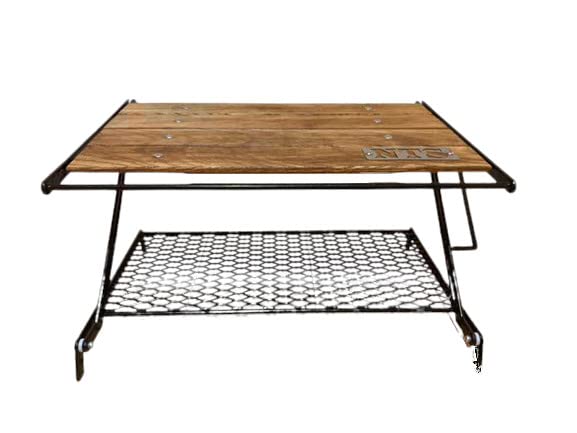 Nature Tones Little Break Stand Camping Small Dark Brown Table, Size,