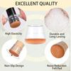 Table Chair Leg Protectors Caps Clear Round for Furniture Legs Cover Floor Sliders Non Slip Scratch Reduce Noise with Felt Pads