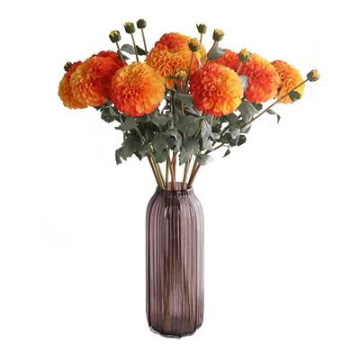 American Home Layout Simulation Autumn Daisy Fake Flower Studio Shooting Props Simulation 2 Oil Painting Dahlia