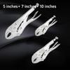 Heavy-Duty Industrial Grade C-Type Locking Pliers Multifunctional Fixed Circular Mouth Force Wrench Powerful Clamping Tool