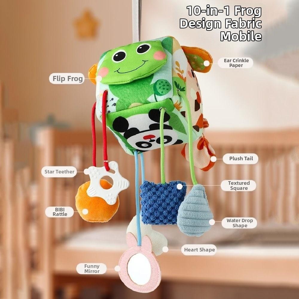 

Soft Baby Pull String Toys Creative Plush Stuffed Sensory Toy 0-1 Years Old 10 in 1
