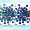 60 Pcs Glass Star Beads Temperature Sensing Beads Star Changing Mood Beads Crystal Star Beads Small Twinkle Star Spacer Beads for Friendship Bracelet