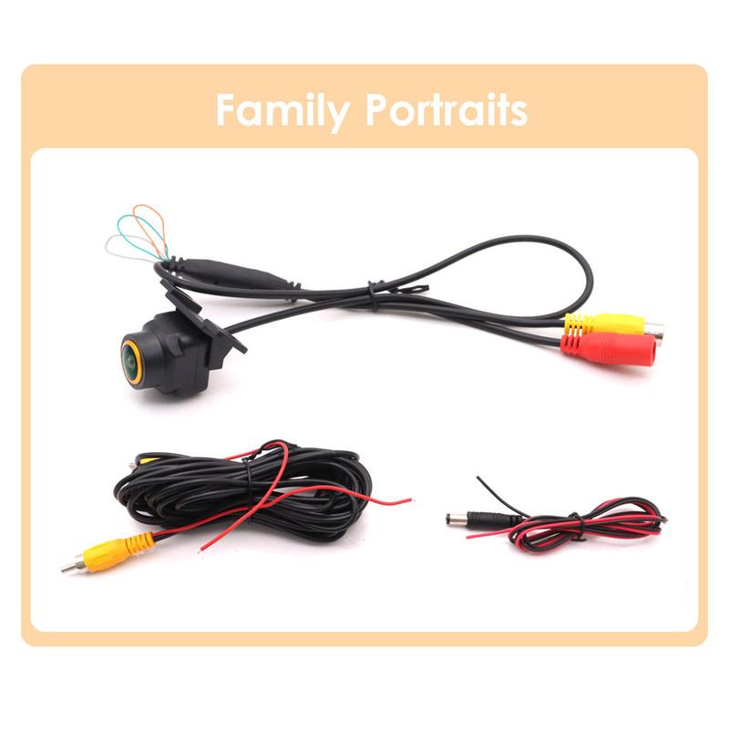 Smartour Parking New CVBS Switch AHD 720P Car Rear View Camera 170 Degree Fisheye Golden Len Front View for Focus Toyota Kia BMW