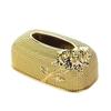 1 Pcs New Creative European Style Relief Rose Tissue Box Creative Light Luxury Style Household Desktop Decoration Storage Box