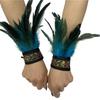 Ethnic Wrist Cuffs Vintage Women Men Cosplay Costume Accessory Feather Wristband Feather Wristband Vintage Bracelet