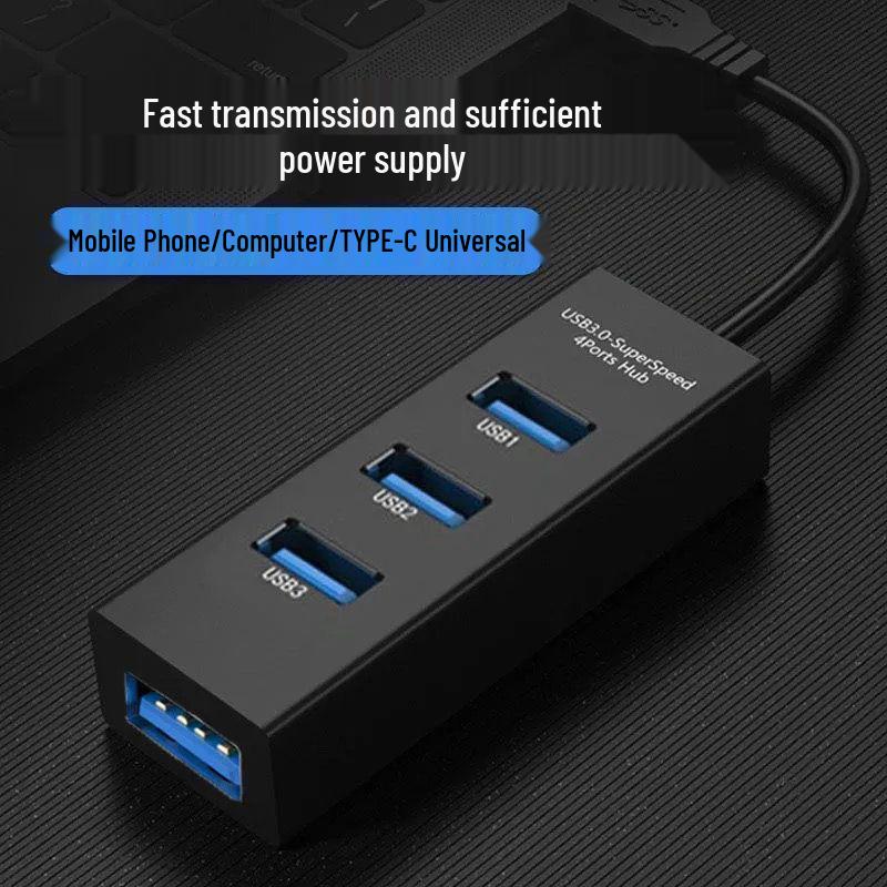 Laptop/Desktop 4-Port Splitter Hub Adapter