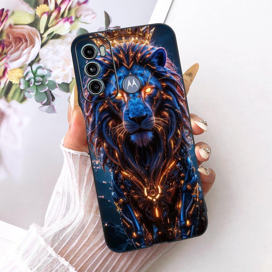 Case For Motorola Moto G60 Cover 6.8" Popular Butterfly Flower Soft Black Silicone Phone Case For Motorola Moto G40 Fusion Shell
