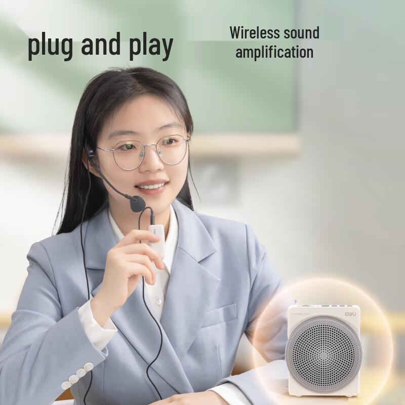 Deli LT911 Wireless Voice Amplifier & Microphone