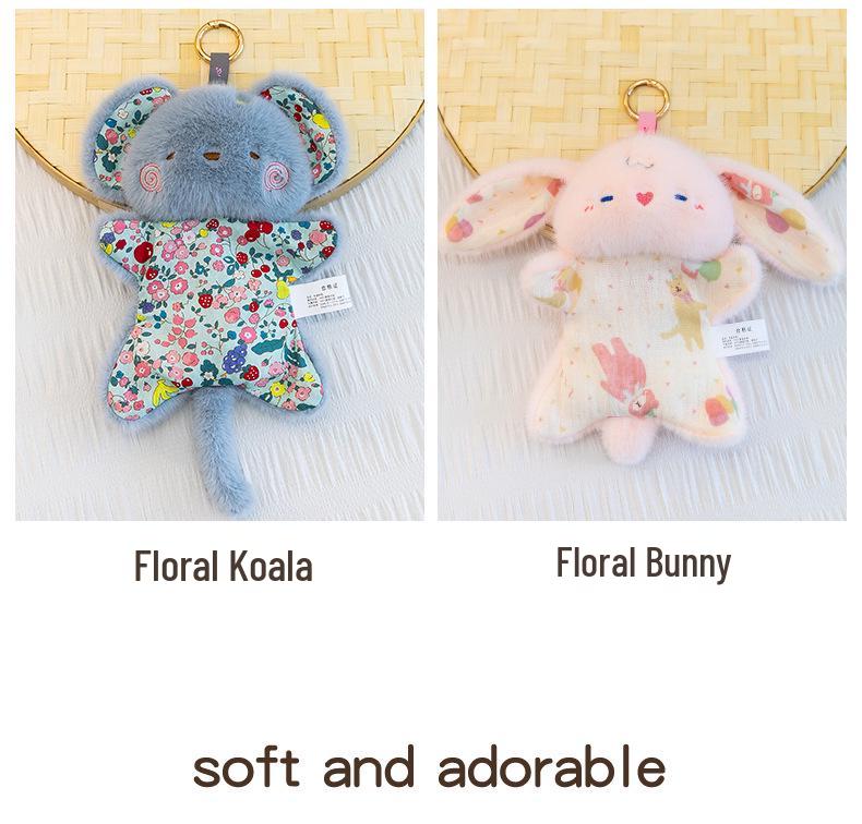 Cute Little Wolf Plush Pendant & Hand Warmer Toy