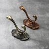 1 Stück Vintage Bronze Farbe Haken Tür Wandhalter Haushaltstuch Hut Tasche Kleiderhaken zum Aufhängen Küche Badezimmer Zubehör