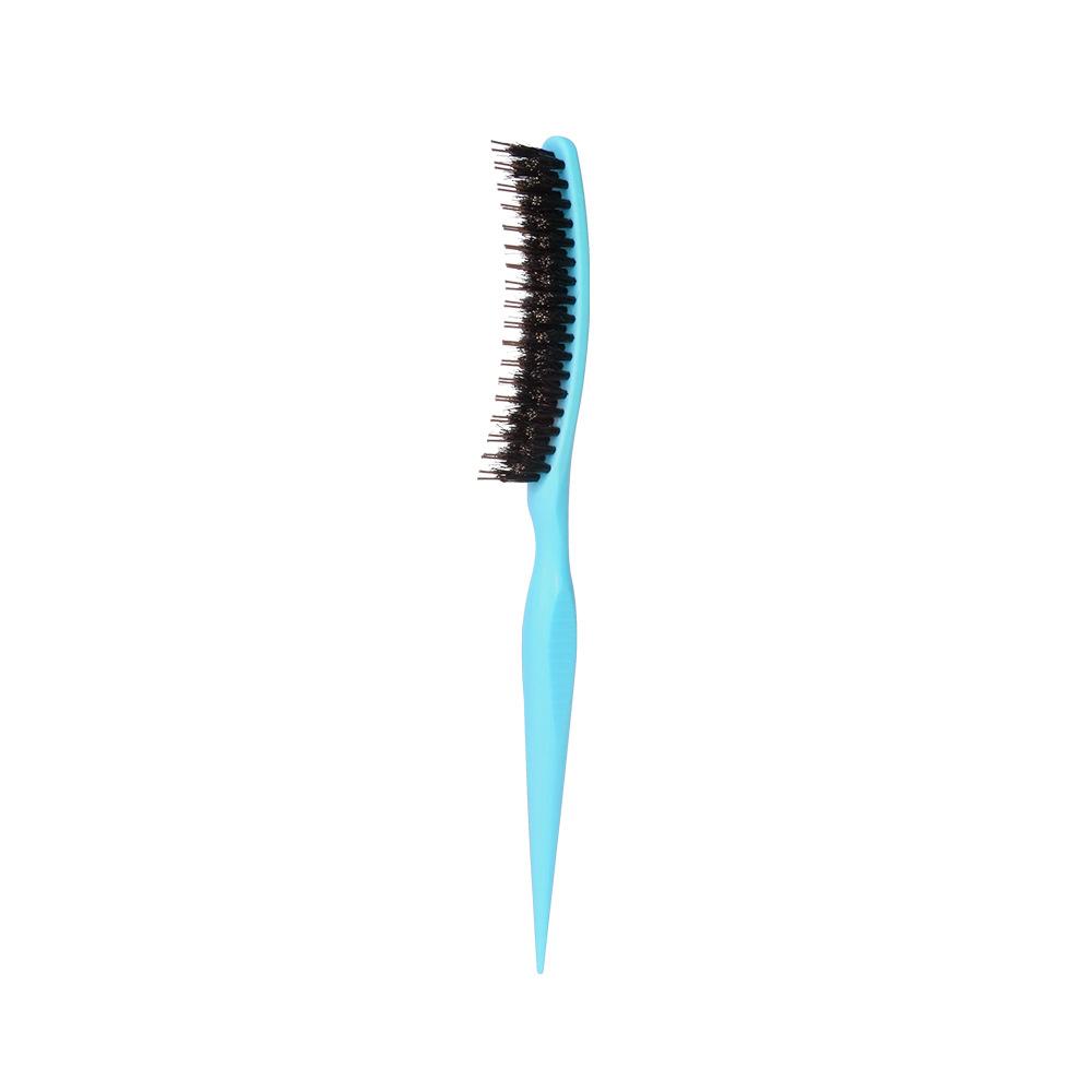 Hair Comb Hairs Fluffy Three Rows Boar Bristle Combs Hairdressing Back Teasing Brushes Hairdressing Styling Tools