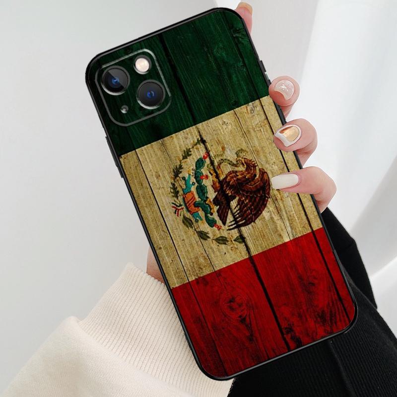 Mexico Mexican Flag Phone Case For iPhone 17 Pro Max 16 15 11 13 12 14 Pro Max mini 15 16 Plus 16e 17 Air Cover