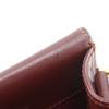 Cartier Must Line Shoulder Bag Bordeaux Calfskin Women Used