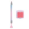 Rhinestone Picker Refillable Wax Pen DIY Nail Art Rhinestone Painting Decoration Dotting Wax Pen Rotatable Rhinestone Pick-up Tools with Refill