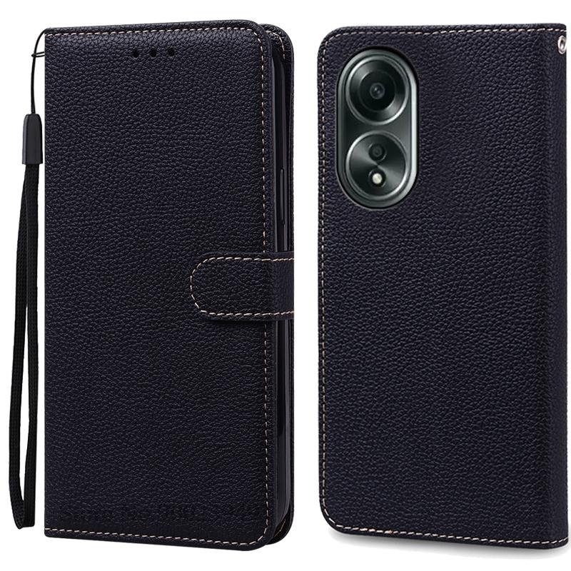 A58 A 58 Case For OPPO A58 Case Silicone Wallet Flip Leather Case For OPPO A58 4G Case Book Cover For OPPO A58 5G Phone Fundas