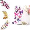 Stilvoller 3D Schmetterling Wandaufkleber mit umweltfreundlichem PVC für moderne Heimdekoration