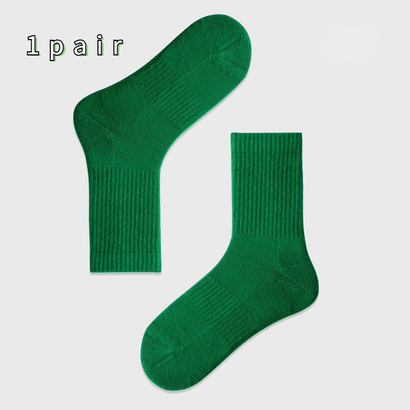 Größe 35-39 Damen Herbst und Winter Multifunktionale Freizeitsport Atmungsaktive Sportsocken mit Handtuchunterseite