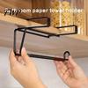 Wall Mounted Kitchen Towel Rack Hanging Paper Rack, Drill-Free Metal Organizer, Space Saving Roll Dispenser Storage for Under Cabinet No Drill