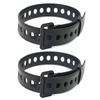 2Pcs Travel Tied Belt High Strength Camping Hiking Cargo Storage Belt Buckle for Flashlight Luggage Air Pump Self Defense Stick