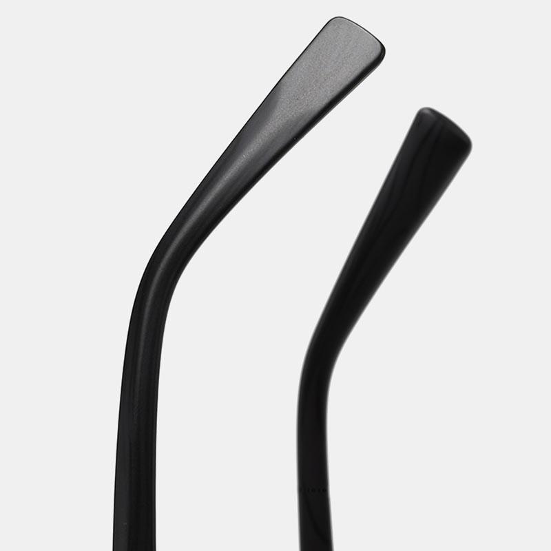 Frameless sunglasses personalized triangle cut edge ladies sunglasses