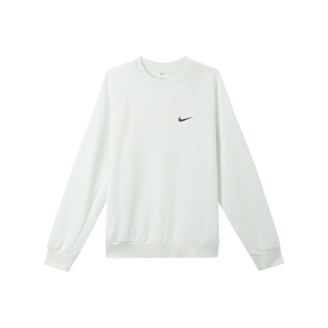Nike Brand Logo Men s Crewneck Sweatshirt in White L