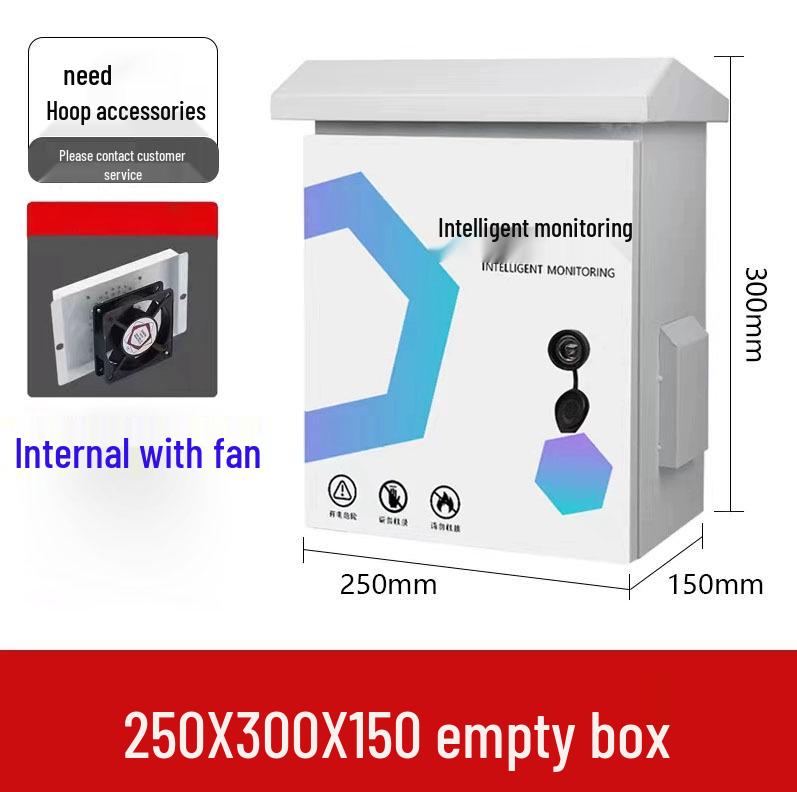 Outdoor Waterproof Surveillance Signal Light Control Box with Pole Mount