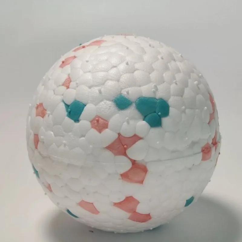 Durable Dog Chew Toys for Aggressive Chewers 1Pcs Tough Chew Ball Interactive Training Toy for Large Medium Dogs Teething