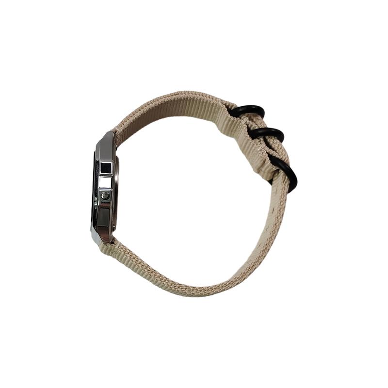 Casio Orologio personalizzato serie modificata specchi di vari colori cassa in resina argentata orologio quadrato piccolo classico retrò Quarzo ny F-91WM-7A
