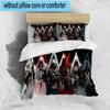 1PC Assass Warrior 3pcs Bedding,Including 1pc Duvet Cover And 2pcs Pillowcases Perfect for Christmas,Ideal for Bedroom, Dormitory