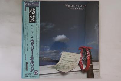 LP Schallplatte WILLIE NELSON - Without A Song 25AP2719PROMO CBS SONY 1983 Japan Obi Folk Gebraucht