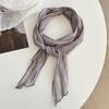 Foulard di Seta da Donna Tie Dye Foulard Lungo Legato in Vita con Foulard Sottile, Foulard Copricapo Fascia per Capelli Legati