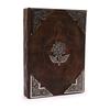 Handmade Leather Notebook Zinc Rose 200 Pages 26x18cm