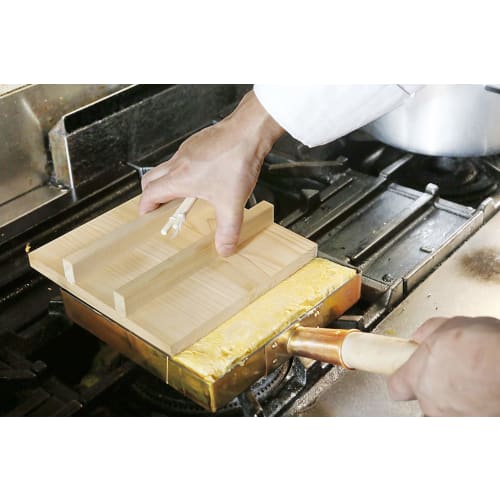 EBM Sawara Wooden Lid for Tamagoyaki (Omelette Pan) 15cm