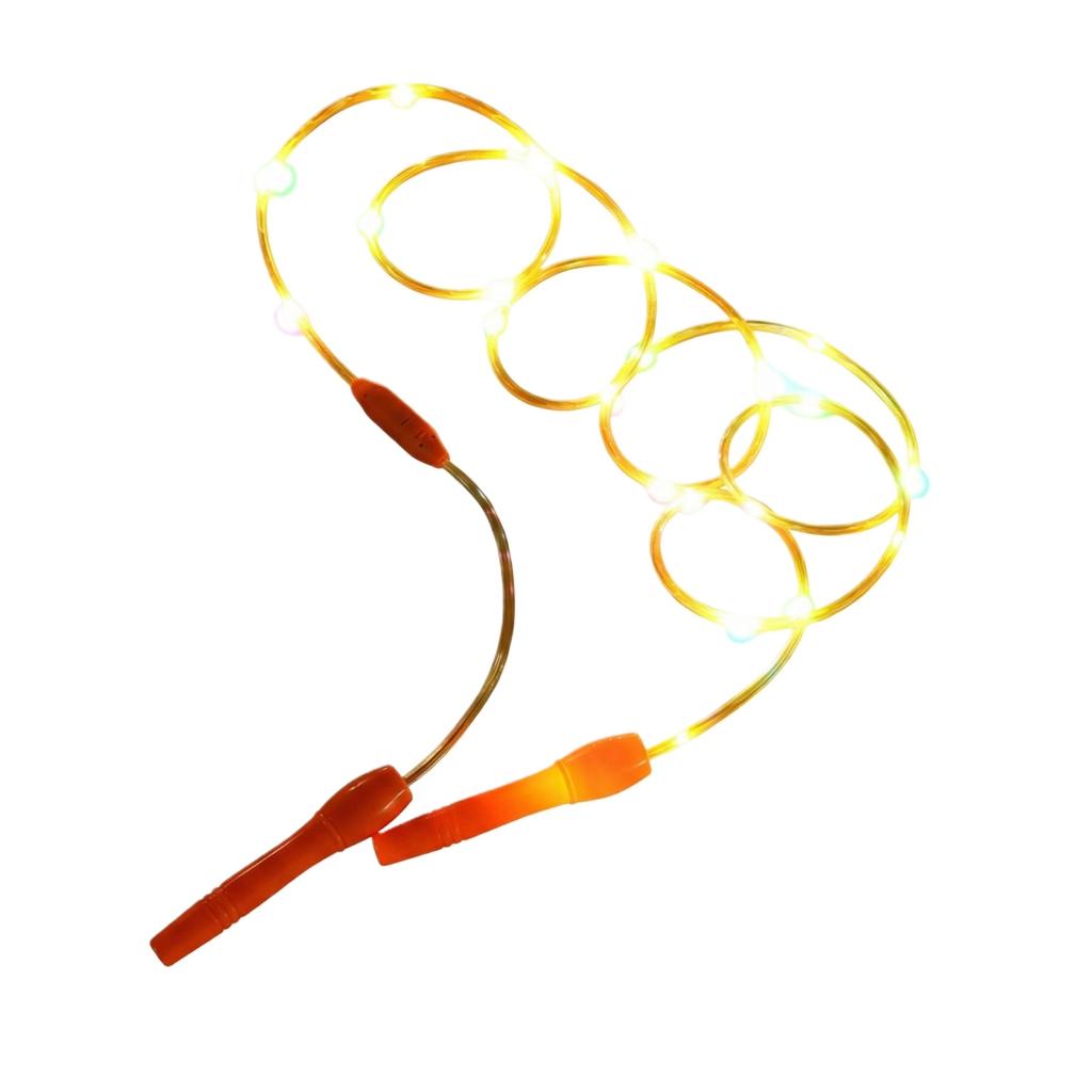Luminous LED Rope, PVC Glow-in-the-Dark Fitness Rope, For Students And Adults, Nighttime Exercise And Training