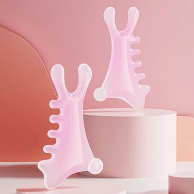 1/2 ks Meridianový masážní hřeben Víceúčelový masážní hřeben na obličej a pokožku hlavy Přenosný ruční masážní přístroj na tělo a hlavu Škrabka Masážní nástroj Guasha