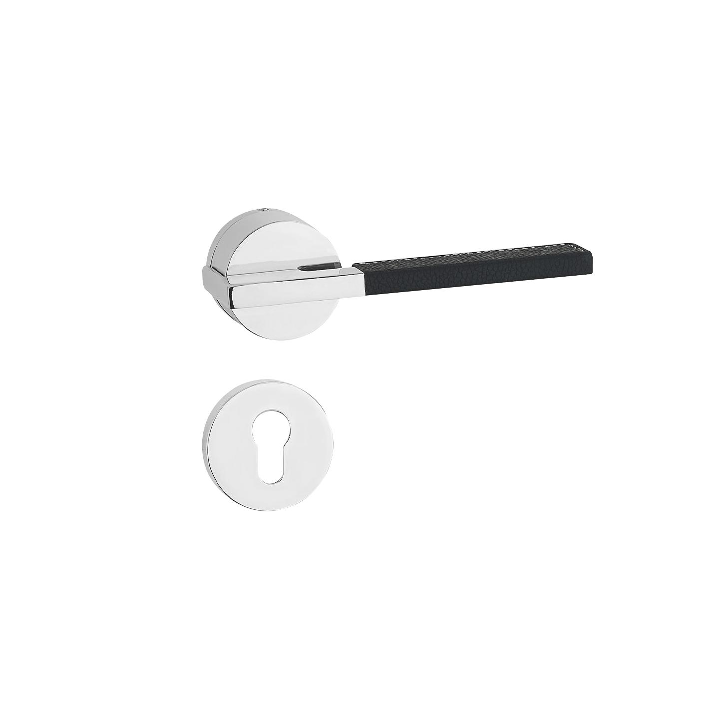 Classic Leather Luxury Reflective Silver Zinc