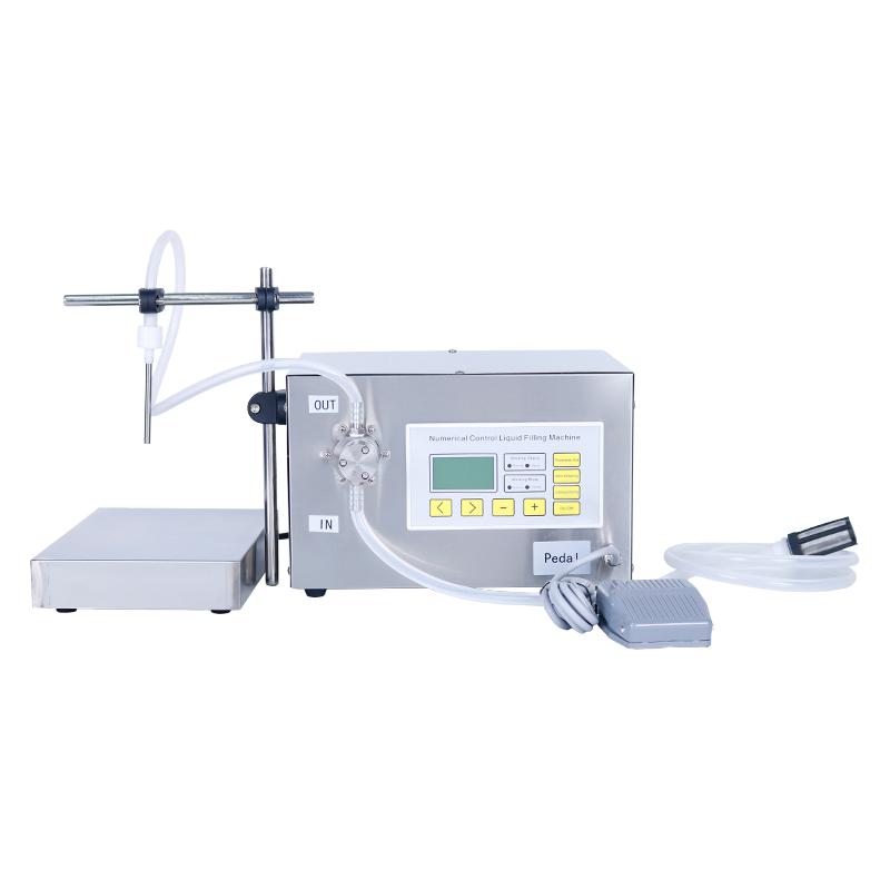 ZONESUN ZS-MP251W Magnetic Pump Strong Acid Liquid Edible Oil Liquor Filling and Weighing Machine Juice  Water Bottle Filler 110 volts