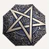 Decorative Pentagram Wall Art: Mystical Symbol for Home DecorUmbrella, Portable 3-Fold Umbrella for Men & Women,Christmas Gift ES140